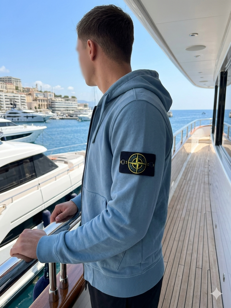 Stone Island Zip-Up Hoodie